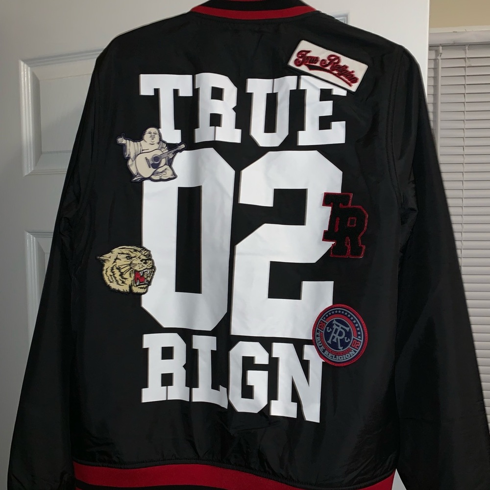 True Religion Varsity Jacket new with tag still.